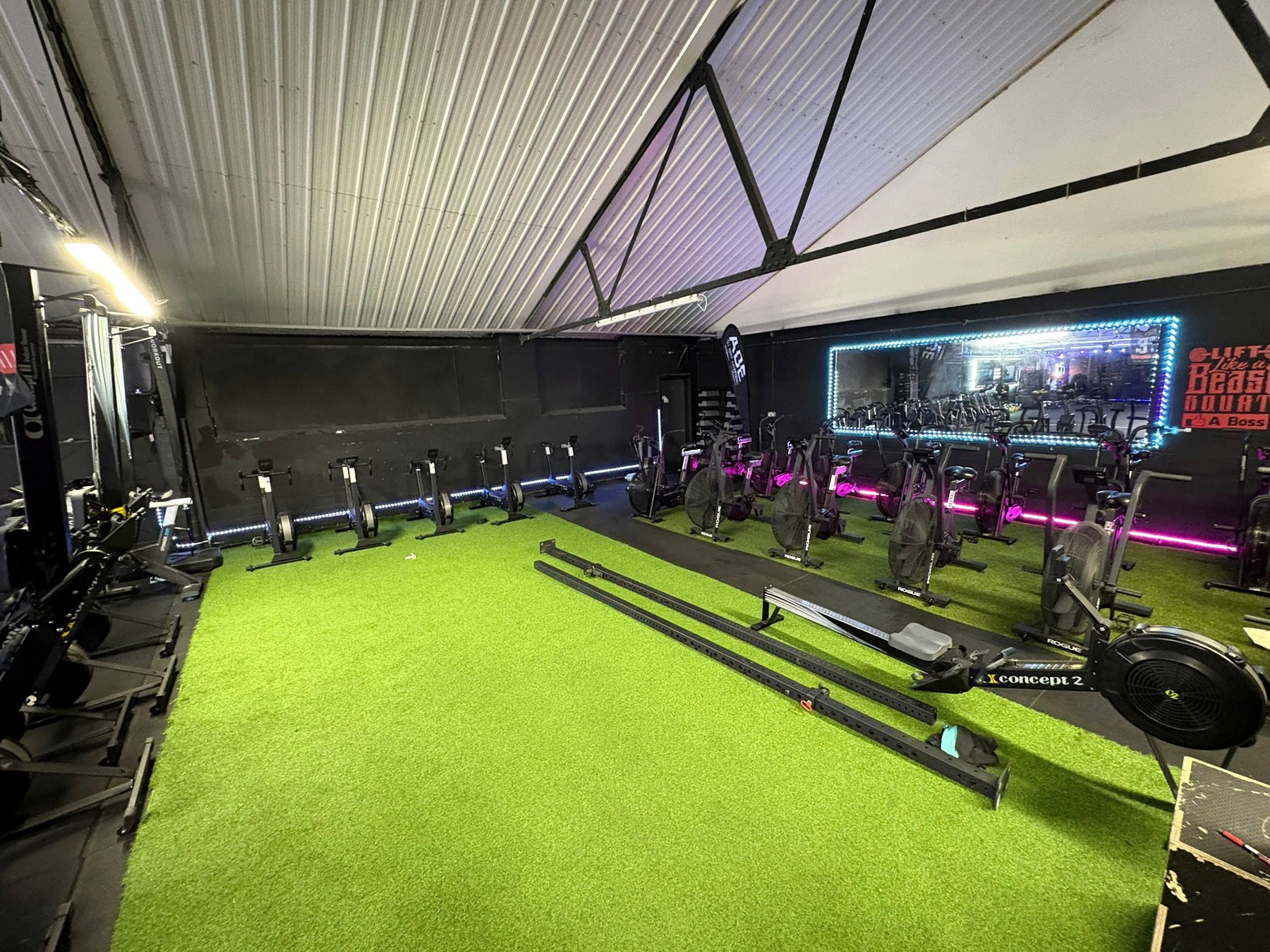 The main class room at PT Zone @ FitBox, Aintree Liverpool