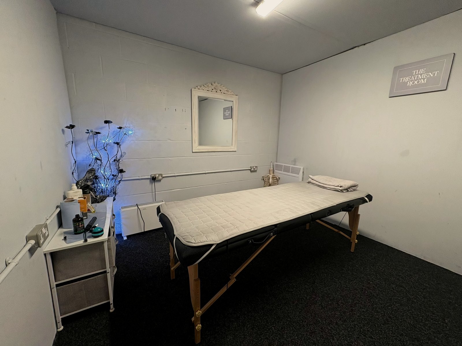 The therapy room at PT Zone @ FitBox, Aintree Liverpool